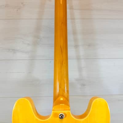 Jay Turser JT137DC Semi-Hollow Electric Guitar – Natural – Modified Hardware – Player Grade 335 Style image 13