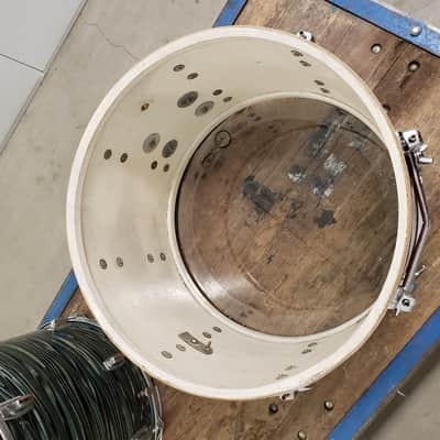 Ludwig Jazzette 1960s Sparkle Bass Drum 12x18 Rewraped image 5
