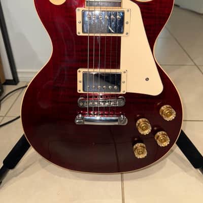 Gibson Les Paul 2015 - Metallic Translucent Wine Red image 2
