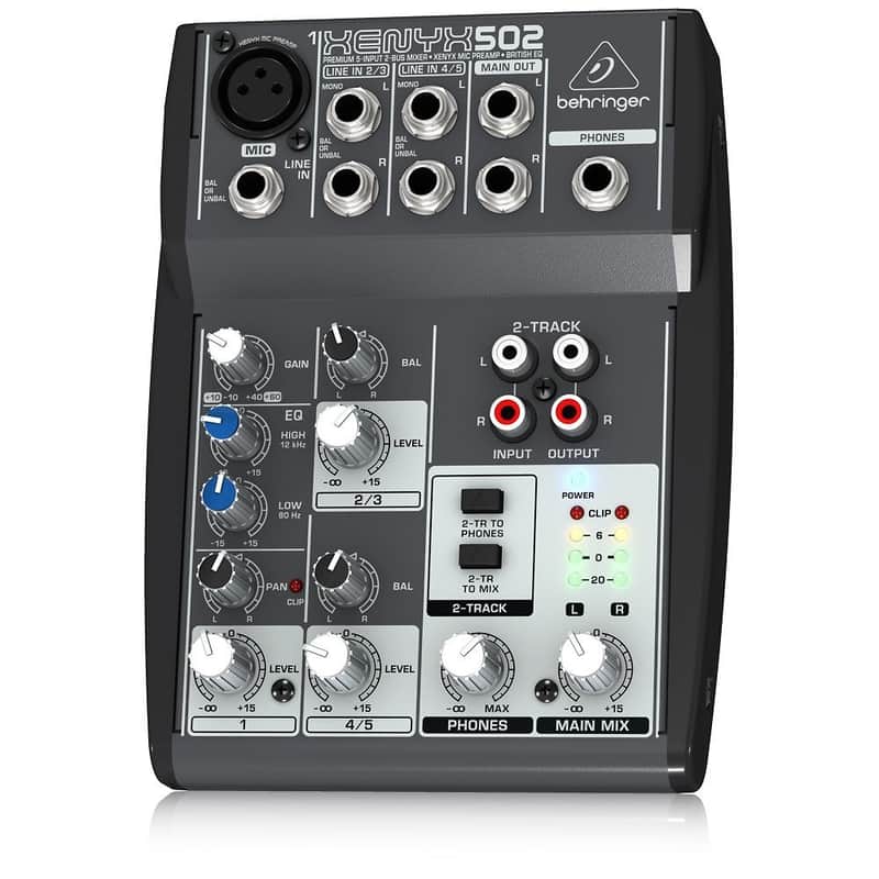Behringer Xenyx 502 5-Input Compact Mixer image 1