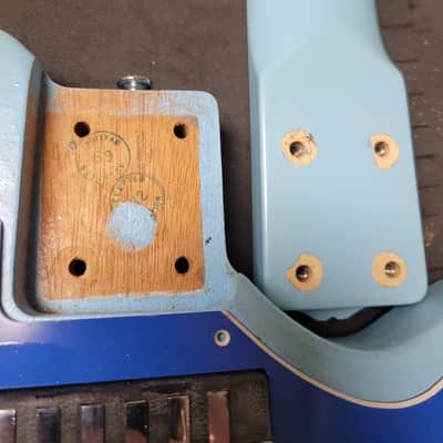 Ovation Breadwinner 1973 - Sky Blue Lyrachord Finish image 21