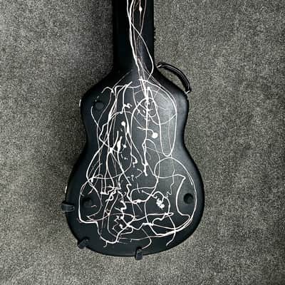 Calton Guitar Case V2  - Excellent Condition For Taylor TZ5 or similar size guitar, inc Telecaster 2018 - Present - Black image 4