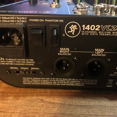 Mackie 1402VLZ4 14-Channel Mic / Line Mixer 2014 - Present - Black image 8