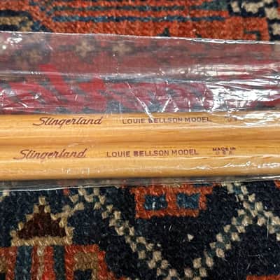 1970s Slingerland Louie Bellson LBN Nylon Tip Drum Sticks w/ Original Bag NOS Nylowood image 4