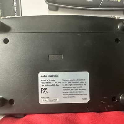 Audio-Technica ATW-901/G System 9 VHF Wireless Guitar System 2010s - Black image 5