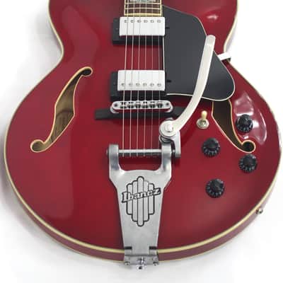 Ibanez AFS75T-TCD Artcore Transparent Cherry Red image 7