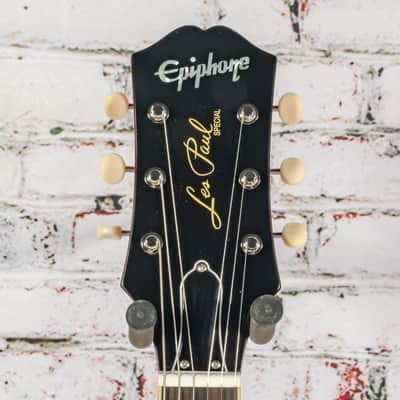 Epiphone - Les Paul Special Double Cut Electric Guitar - Cherry Red - w/ Premium Gigbag image 5