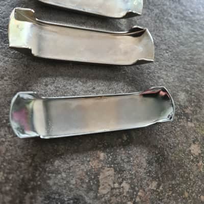 Vintage Orginal Fender Jaguar Jazzmaster Mustang Bridge & pickup covers 1960s image 8