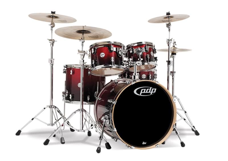 PDP PDCM2215RB Concept Maple Series 8x10" / 9x12" / 14x16" / 18x22" / 5.5x14" 5pc Shell Pack image 1
