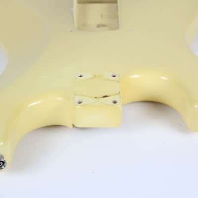 1994 Vintage Fender Stratocaster 1962 BODY ~Olympic WHITE~ Lightweight 4 LBS 62 AVRI American Reissue image 13
