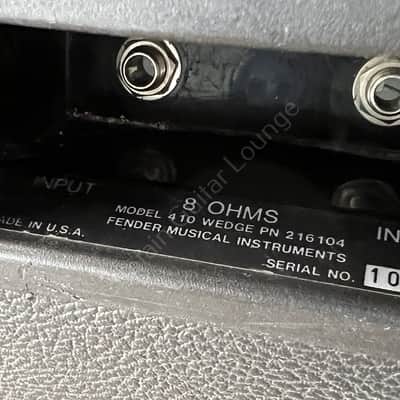 1989 Fender - 410 Wedge PN216104 - Cab - ID 4031 image 15