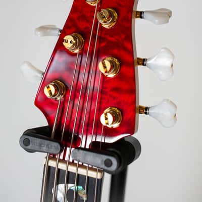 Yamaha TRBJP2 John Patitucci Signature 6-String Bass TRB-JP2 2021 - Transparent Dark Red Excellent Condition **SCOTT'S BASS LESSONS GIVEAWAY WINNER** image 6