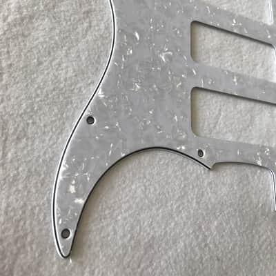 For Fender Stratocaster Strat P90 3 Pickup Guitar Pickguard, 4 Ply White Pearl image 3