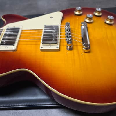 Epiphone 1960's Les Paul Standard 60s BRAND NEW Iced Tea Burst Sunburst Firgured Flame Top Electric Guitar Vintage SlimTaper C Neck Profile image 10