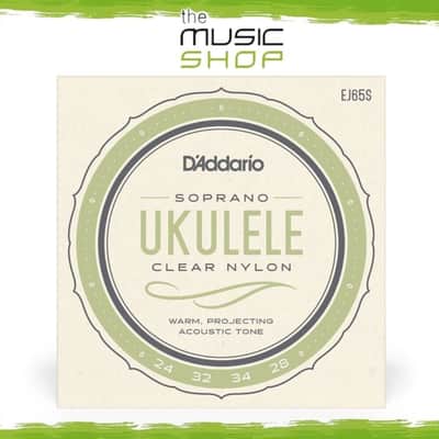 D'Addario Pro-Arte' Clear Nylon Soprano Ukulele Strings - EJ65S image 1