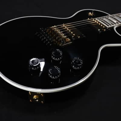 Gibson Custom Shop Les Paul Axcess Custom w/ Ebony Fingerboard Floyd Rose Gloss Ebony - LPXC7EBGF1E 308 image 1
