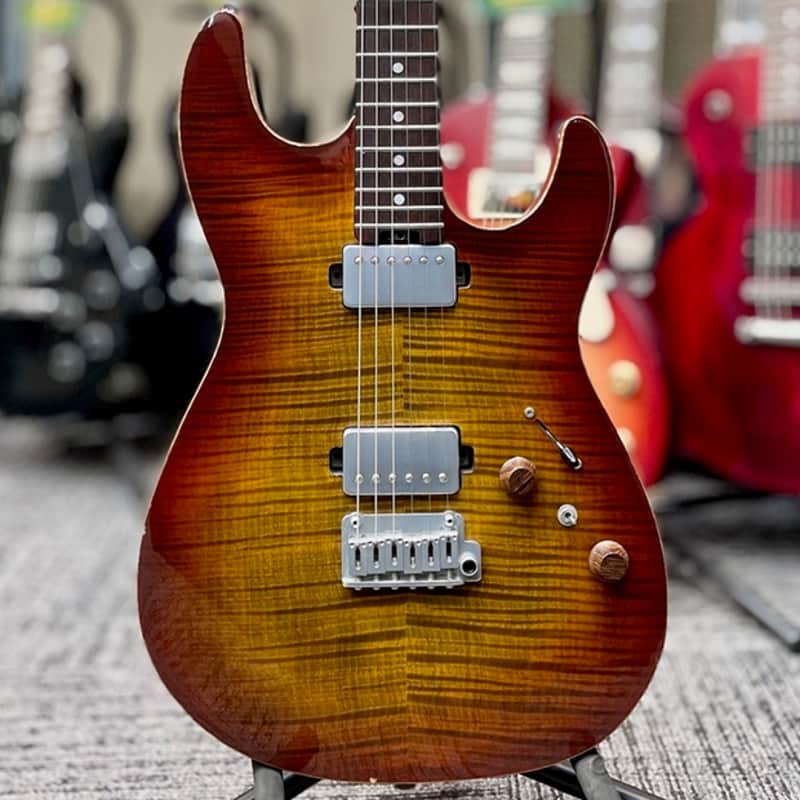 History Limited Edition AH-S50/FM 【Made In Japan】【CFS】【Heritage Wood】【Villex Passive Mid Booster】 2013 - TWB Twilight Burst image 1