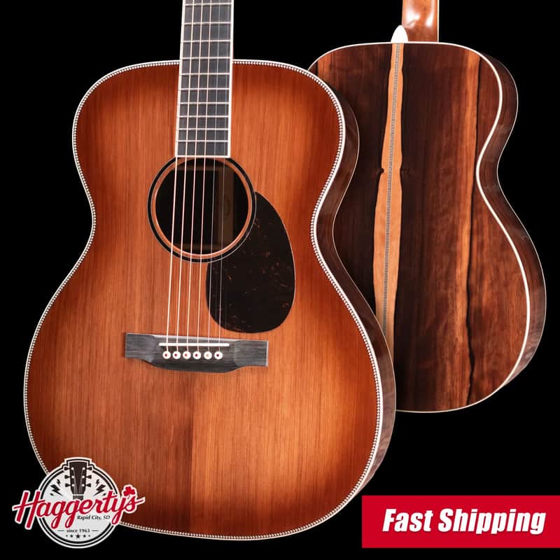 Martin Custom Shop 000 Acoustic Guitar - Macassar Ebony with Hardshell Case image 1