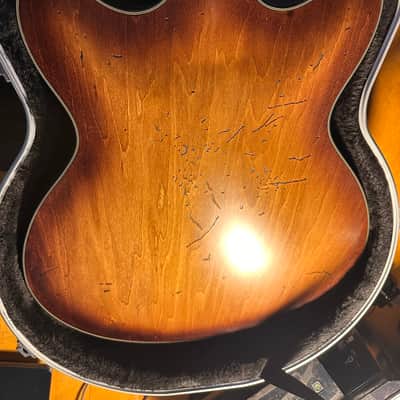 Ibanez ASV10A-TCL Artcore Vintage with Rosewood Fretboard - Tobacco Burst - hard shell case image 6