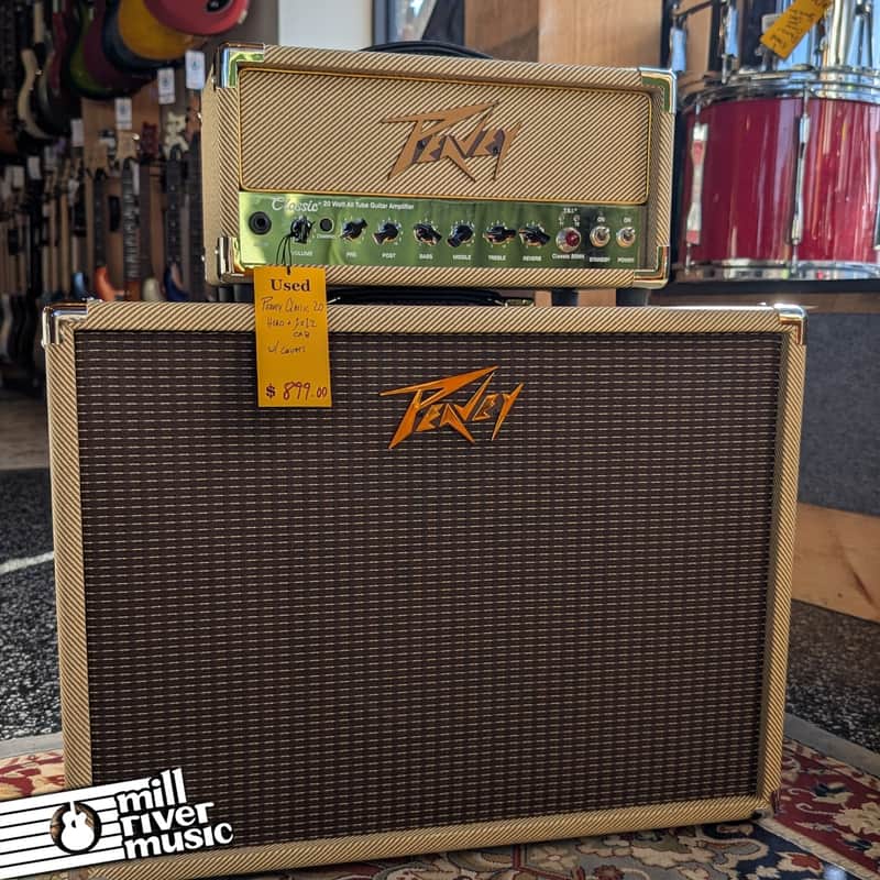 Peavey Classic 20 Head & 1x12 Cab - Used, with Tuki Covers image 1