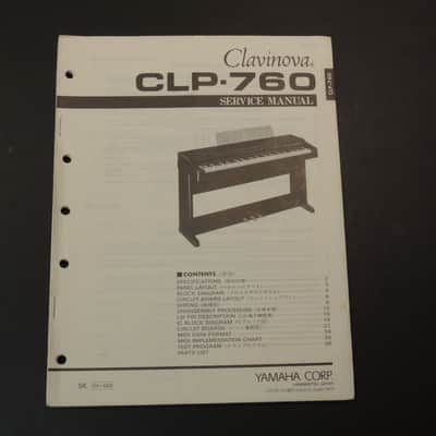 Yamaha CLP-760 Clavinova Service Manual [Three Wave Music] image 1
