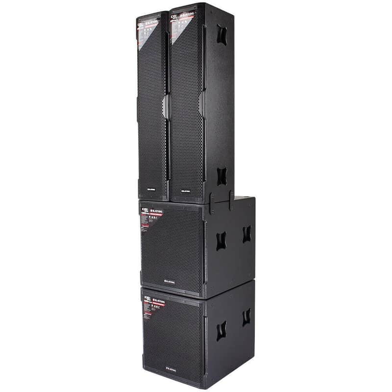 Blastking KXDIITP 2x Powered 18" Subs + 2x Active Speaker System 4000W Amplified image 1