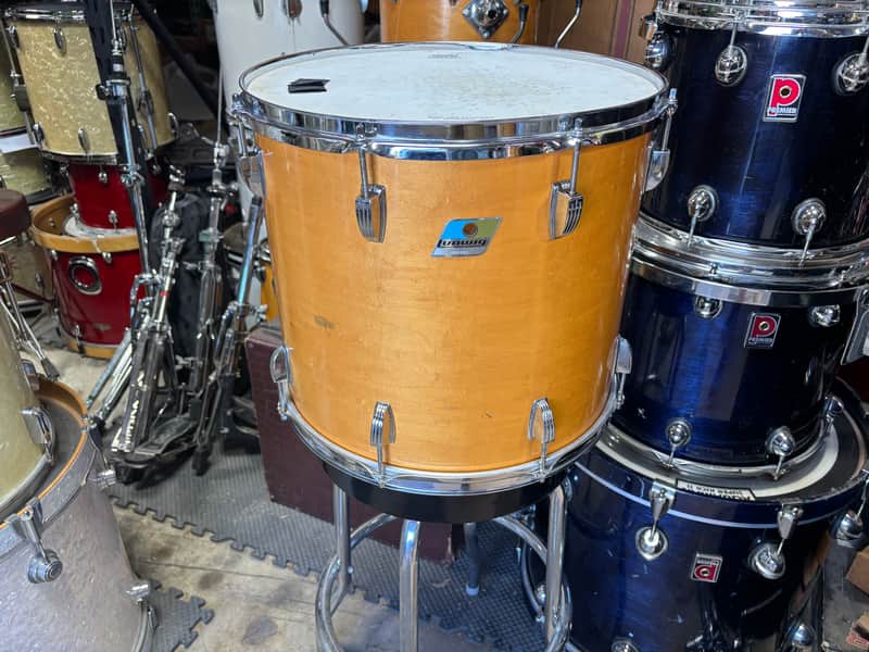 Ludwig 1970s thermogloss 16 x14 drum floor tom image 1