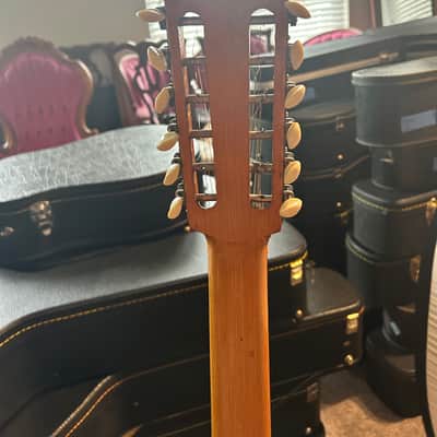 Blue Hawk 12-String Acoustic Guitar Made in W. Germany with Hard Case image 10