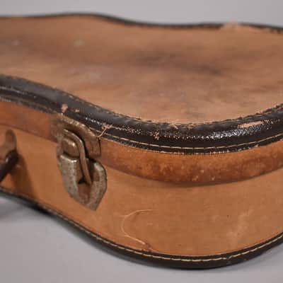 c. 1950's Geib Soprano Ukulele Soft Shell Case Brown image 3