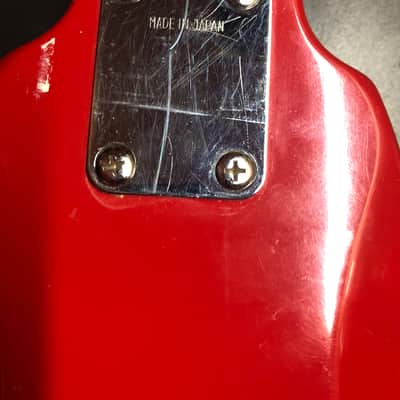 VINTAGE ANTARES FLYING V FOR PARTS & REPAIR 80s - RED image 9