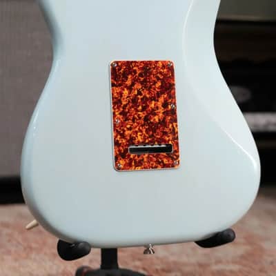 Fender American Professional II Stratocaster Thinline - Transparent Daphne Blue with Hardshell Case - Used image 8