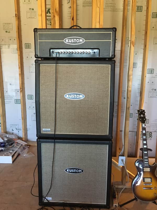 KUSTOM QUAD HD 100,  A & B 4X12 Cabs with Celestion G12N-65'S, FULL STACK!!! image 1