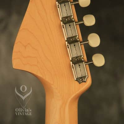 1964 Fender DUO-SONIC II Blue with '66 body CLAY DOTS + L-PLATE + '64 pickups image 18