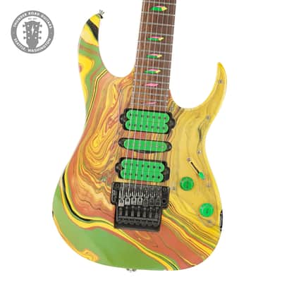 1990 Ibanez Universe UV77MC Swirl MKR 7 String image 1