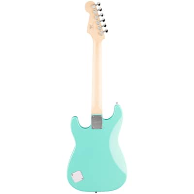 Squier Mini Stratocaster Electric Guitar, Sea Foam Green image 4