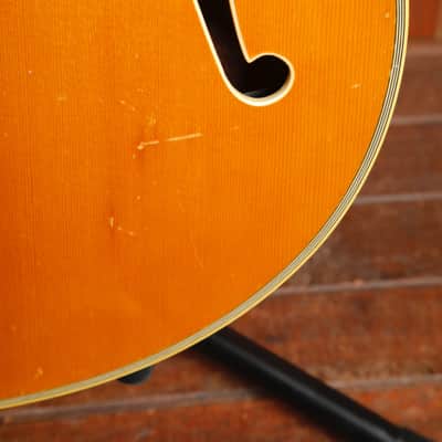 Aria Pro II FA-03 Natural Archtop Hollowbody Electric Guitar Pre-Owned image 9