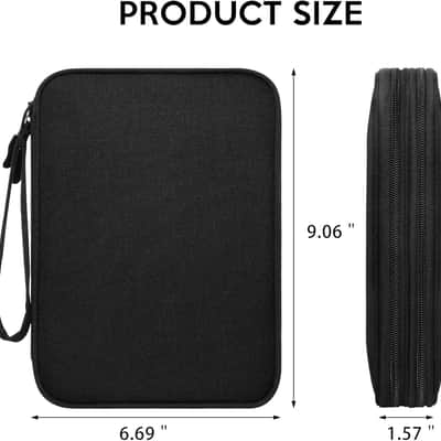 Electronics Organizer Travel, Travel Cord Organizer Case, Compact Electronics Accessories Bag for Cable, Cord, Charger, Phone image 2