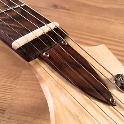 Highline Guitars Apollyon Deluxe 6 String Hardtail Guitar 2017 Black and Red Burst image 8