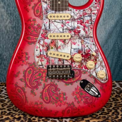 Guitar Monkey Stratocaster 2025 - Black Paisley image 1
