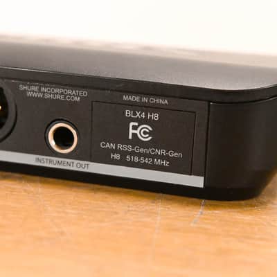 Shure BLX14 Bodypack Wireless System - H8 Band 518-542 MHz (NO PSU) CG010XD image 8