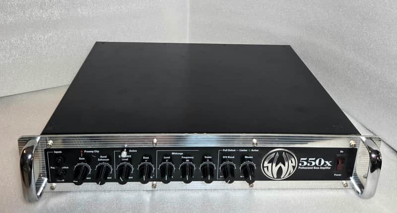 SWR 550X 550-watt Hybrid Rack Bass Guitar Amp Head image 1