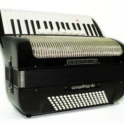 Vintage Accordion Cantulia Sonatina bi 96 Bass, Rare Old German Piano Accordian, New Straps, 2392, Keyboard Accordion Instrument, Rich and Bright Sound image 4