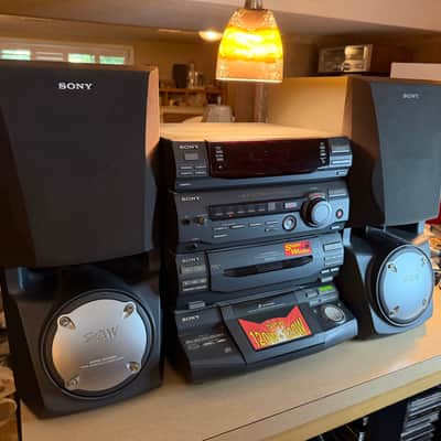 Immagine RARE Vintage SONY LBT-D790 Am Fm CD Dual Cassette Stereo System Fully Tested🔥🎶 - 4