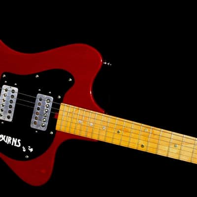 Burns LJ24 1977 Cherry Transparent.  PROTOTYPE. Extremely Rare & Collectible.  Only 25.  Handmade. image 3