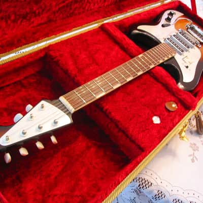 Teisco YG-6 1964 Tobacco Burst Electric Guitar image 1