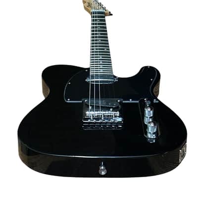 CUSTOM TELE STYLE 6 STRING SOLID ASH ELECTRIC GUITAR WITH REVERSE HEADSTOCK image 1