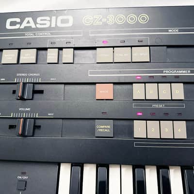 CASIO CZ-3000 61-Key FM Synthesizer Made in JAPAN- 1985 Works and Sounds Great !... image 10