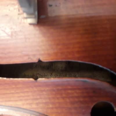 J Grandjon Paris Violin  Late 19th Century To Turn Of 20th Century Mirecourt Red image 5