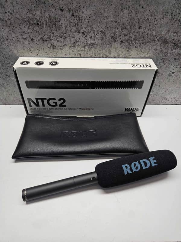 RODE NTG2 Shotgun Microphone 2007 - Present - Black image 1