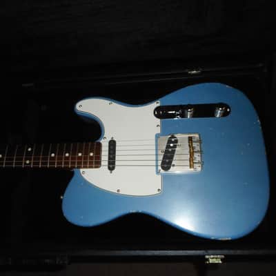 Scarecrow Guitars 60's Modern Modded Telecaster Tribute Lake Placid Blue Fender CIJ neck image 2